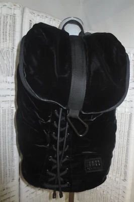 Fenty Puma Rihanna Black Velvet Lace Up Backpack - Image 1 of 4