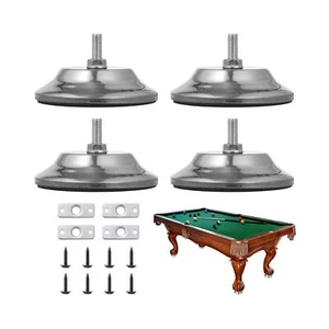 Billiard Table Leg Levelers, 4 Pcs Pool Table Leg Leveling Risers 5’’ - Picture 1 of 7