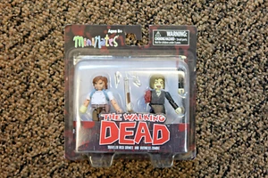 New MiniMates The Walking Dead Traveler Rick Grimes & Business Zombie - Picture 1 of 4