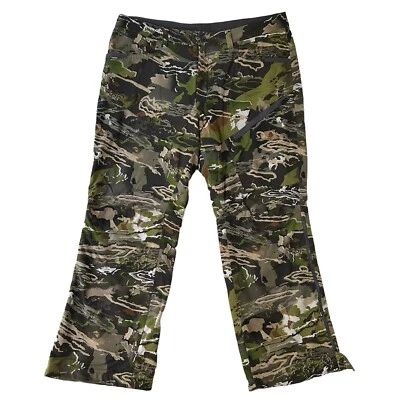 Under Armour Grit Storm Pants Forest Camo Hunting 1347443-940 Mens Size 40 NEW - Image 1 of 4