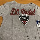 MLS D.C. United Soccer Womens Large Concepts Sport Layover Knot Tri Blend