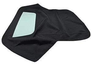 Fits: Mercedes W113 Soft Top 230SL 250SL 280SL 1963-71 Black ON BLACK GERMAN - Picture 1 of 5