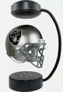 LAS VEGAS RAIDERS NFL Rotating Levitating Hover Helmet w/ LED Lighting Oakland - Picture 1 of 14