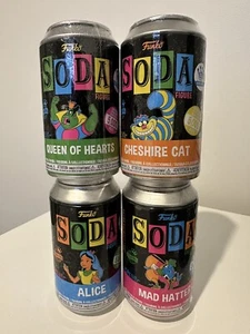 Alice In Wonderland Black Light soda set Sealed cans chance of a chase - Picture 1 of 2
