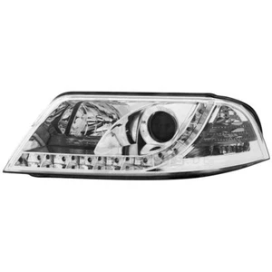 2 x Scheinwerfer für VW Passat 3BG LED Tagfahrlicht chrome 1015654 - Bild 1 von 2