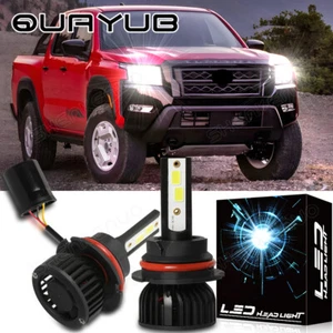 For Nissan Frontier XE SE Cab Pickup 2001-2024 9007 LED Headlight Hi/Lo Bulbs 2x - Picture 1 of 11
