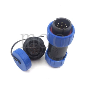 SP21 8 pines IP67 impermeable conector de cable enchufe enchufe, conector de cable de alimentación LED - Imagen 1 de 7