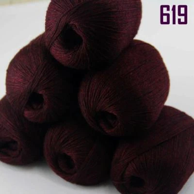 C 6ballsx50gr Super Soft Pure Cashmere Hand Wool Shawl Scarf Knitting Yarn 19 - Image 1 of 3