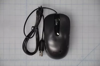 New GENIUS Usb Black G5 Classic Wired Optical Mouse DX-120 - Image 1 of 2