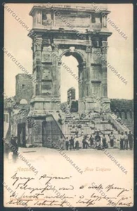 Ancona città PIEGATA cartolina ZG1862 - Imagen 1 de 2