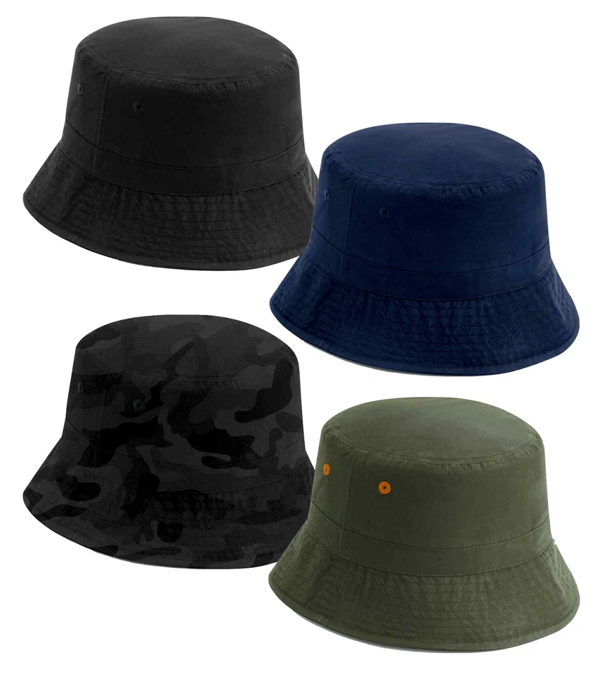 Chapeau Seau En Polyester Recyclé Par Beechfield - Photo 1/2