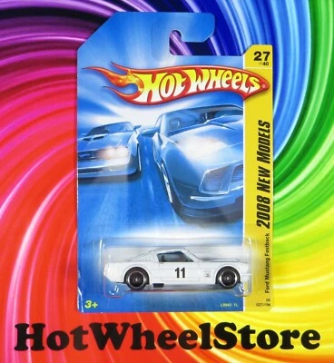 Ford Mustang Fastback 2008 Hot Wheels blanco nuevos modelos #27 HW81-032624 Foto 1 de 4