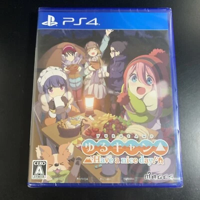 Unopened PS4 Laid-Back Camp Have a Nice Day! Sony PlayStation 4 MAGES Sealed - Image 1 of 4