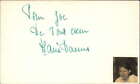 Marie Daems D.2016 Acterss Signed 3" x 5" Index Card
