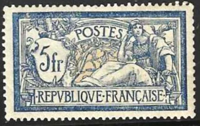 France  1900 Scotts  #130,   "Liberty & Peace"   VK- Extra Fine,  5f   Beautiful - Image 1 of 2