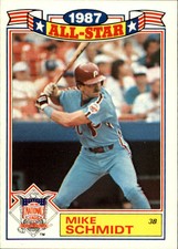 1988 Topps Glossy All-Stars #15 Mike Schmidt
