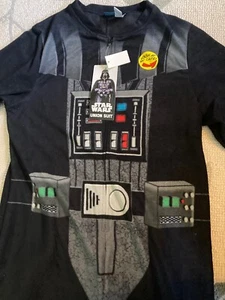 Star Wars Darth Vader With Cape Union Suit 1-piece Halloween Costume NWT Pajamas - Picture 1 of 8