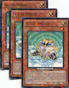 3 X YU-GI-OH VYLON SPHERE DUEL TERMINAL SILVER RARE N/MINT DT06-EN019 - Picture 1 of 1