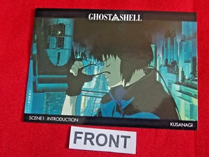 RARO! TARJETA COLECCIONABLE Ghost in the shell motoko kusanagi #39 / anime bandai 1997 - Imagen 1 de 2