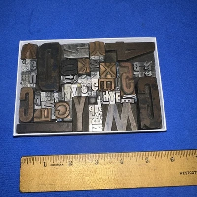 Vintage Letterpress Dingbats Variety of Designs! Wood & Lead Blocks Printing - Image 1 of 4