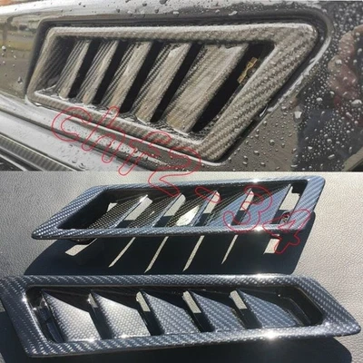 Cubiertas de ventilación de aire laterales de fibra de carbono G Wagon hechas para Mercedes Clase G w463 G55 G63 Foto 1 de 4