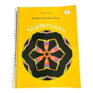 MCP Mathematics Level K Teachers Guide Grade K 1994 Spiral Bound Homeschool - Picture 1 of 3