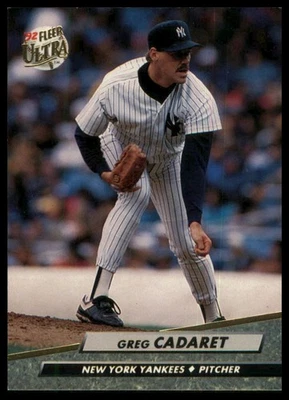1992 Ultra #404 Greg Cadaret New York Yankees Baseball - Image 1 of 2