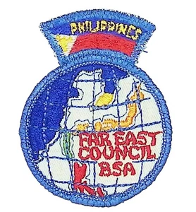 Far East Council JP SEWN w/ Philippines flap Patch CP BLU Bdr (ZG251) - Picture 1 of 2