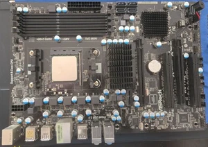 ASRock Motherboard Mainboard 970 Pro3 R2.0 **MIT** AMD FX 6300 CPU - Bild 1 von 8