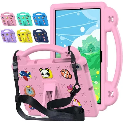 Funda con mango a prueba de golpes para niños Samsung Galaxy Tab A A7 Lite A8 S6 S5e Foto 1 de 4