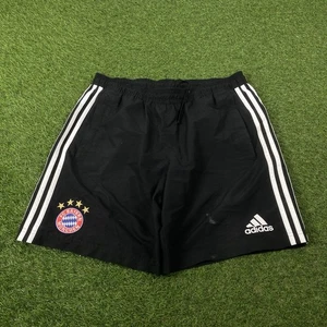 Silky Adidas Bayern Munich Football Shorts Black XL - Picture 1 of 5