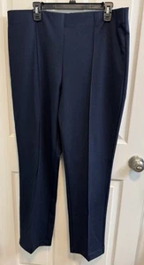Ruby Rd XL dunkelblau Strick Anzughose Naht vorne am Bein - Bild 1 von 7