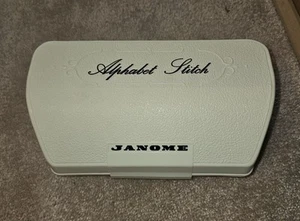 Vintage Janome Alphabet Stitcher In Case - Picture 1 of 6