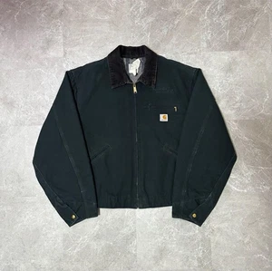 Chaqueta Carhartt Detroit Negra Grande Hecha en Japón De Colección Japón - Imagen 1 de 15