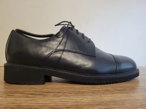 Rockport Dressports Men's Oxford Shoes Black Leather Lace Up Cap Toe Size 10XW - Picture 1 of 12