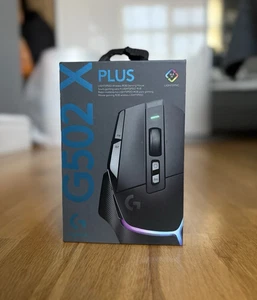 Logitech G502 X Plus Wireless Gaming Mouse Black 100%  GENUINE ORIGINAL ⭐⭐⭐⭐⭐ - Picture 1 of 5