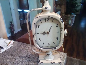 SGS Carb a tcm Mill: Metal Clock Fujian Yongan Forestry Freestanding 14" High - Picture 1 of 1