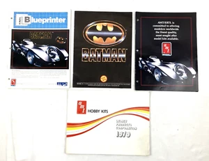 Lot of 10 AMT ERTL Promo Sheets 1979 Hobby Kits Catalog 1989 Batman Flyer - Picture 1 of 10