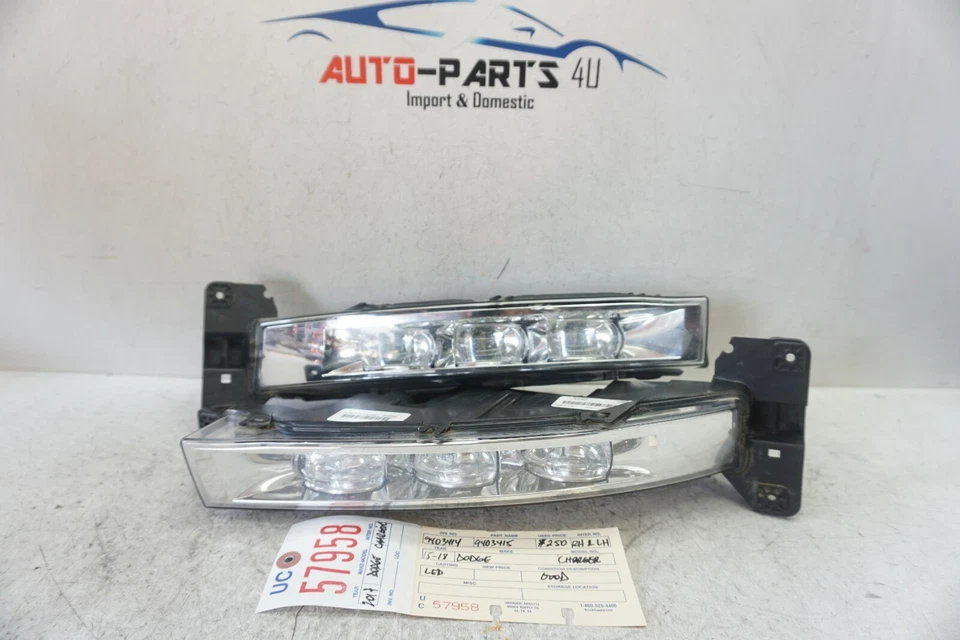 Dodge Charger 2015 2018 juego de luces antiniebla LED OEM UC57958 2016 2017 Foto 1 de 4