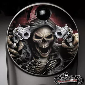 Harley Davidson Fuel Door Console Door Gas Door 2008+ Touring Gunfighter reaper - Picture 1 of 1