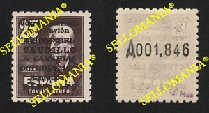 1951 VISITA DEL CAUDILLO A CANARIAS MARQUILLA MAJO 1090 ** MNH LUJO TC23497 - Imagen 1 de 2
