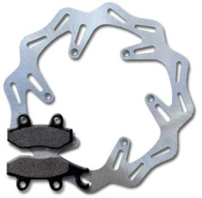 Front High Quality Brake Disc Rotor + Pads for Suzuki RM 250 RMX 250 (1989-1995) - Image 1 of 2