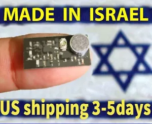 Transmisor invisible Micro Spy Bug FM solo para uñas tamaño hasta 300 m HECHO EN ISRAEL - Imagen 1 de 9