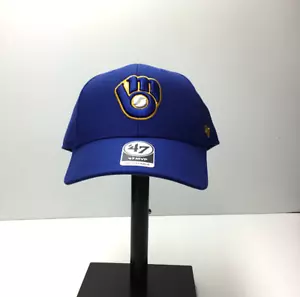 Milwaukee Brewers Cooperstown Royal 47 MVP Adjustable Strapback - Picture 1 of 4