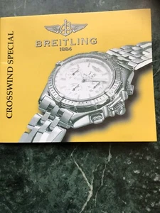 BREITLING AUTHENTISCHER QUERWIND SPEZIELLE UHR ANLEITUNGSHEFT - Bild 1 von 2