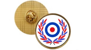 Fred Perry The Jam The Who etc Target Badge Mods Badge - Foto 1 di 1