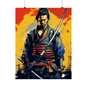 Japanese Men Matte Art Vertical Living Room Bedroom Office Poster Wall Décor - Picture 1 of 25