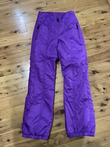 OBERMEYER Purple Insulated Snow Ski Board Pants Womens 8 - Picture 1 of 4