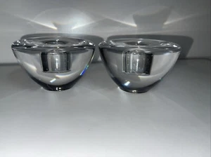 Vintage Orrefors Sweden Art Design Candle Holders (65a) - Picture 1 of 5