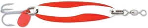 Luhr Jensen 3/16 Krocodile Treble Hook, Red/White Stripe/Nickel Back - Picture 1 of 1